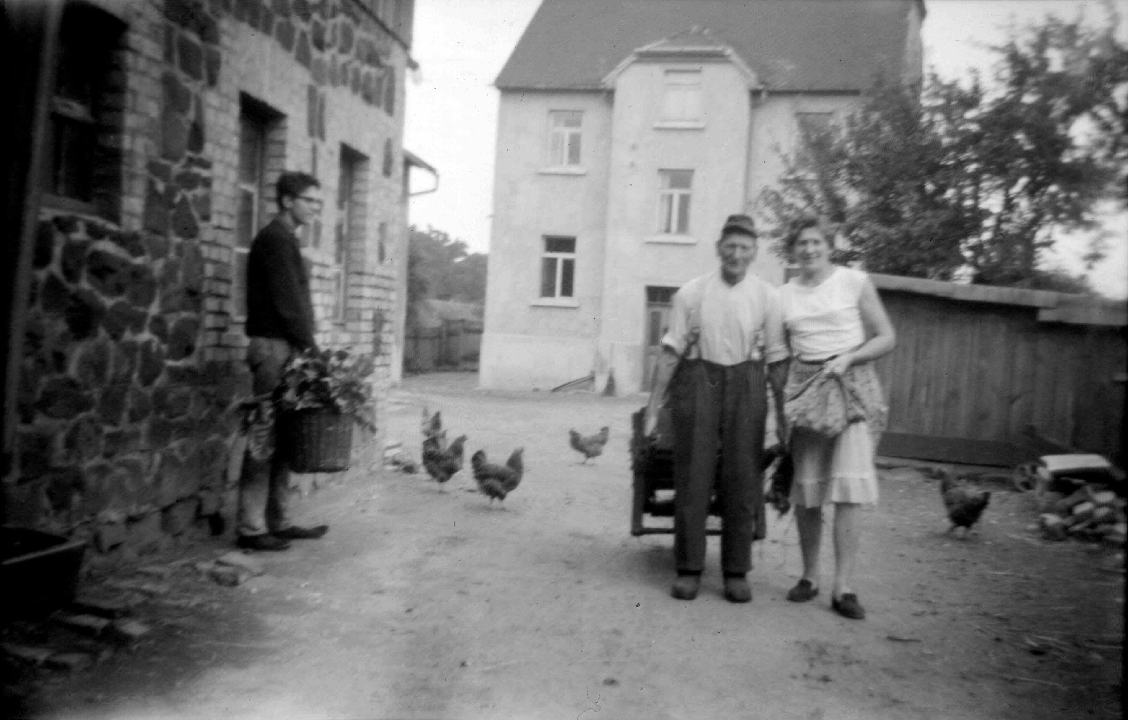 Bauernhof Belgershain, August 1960