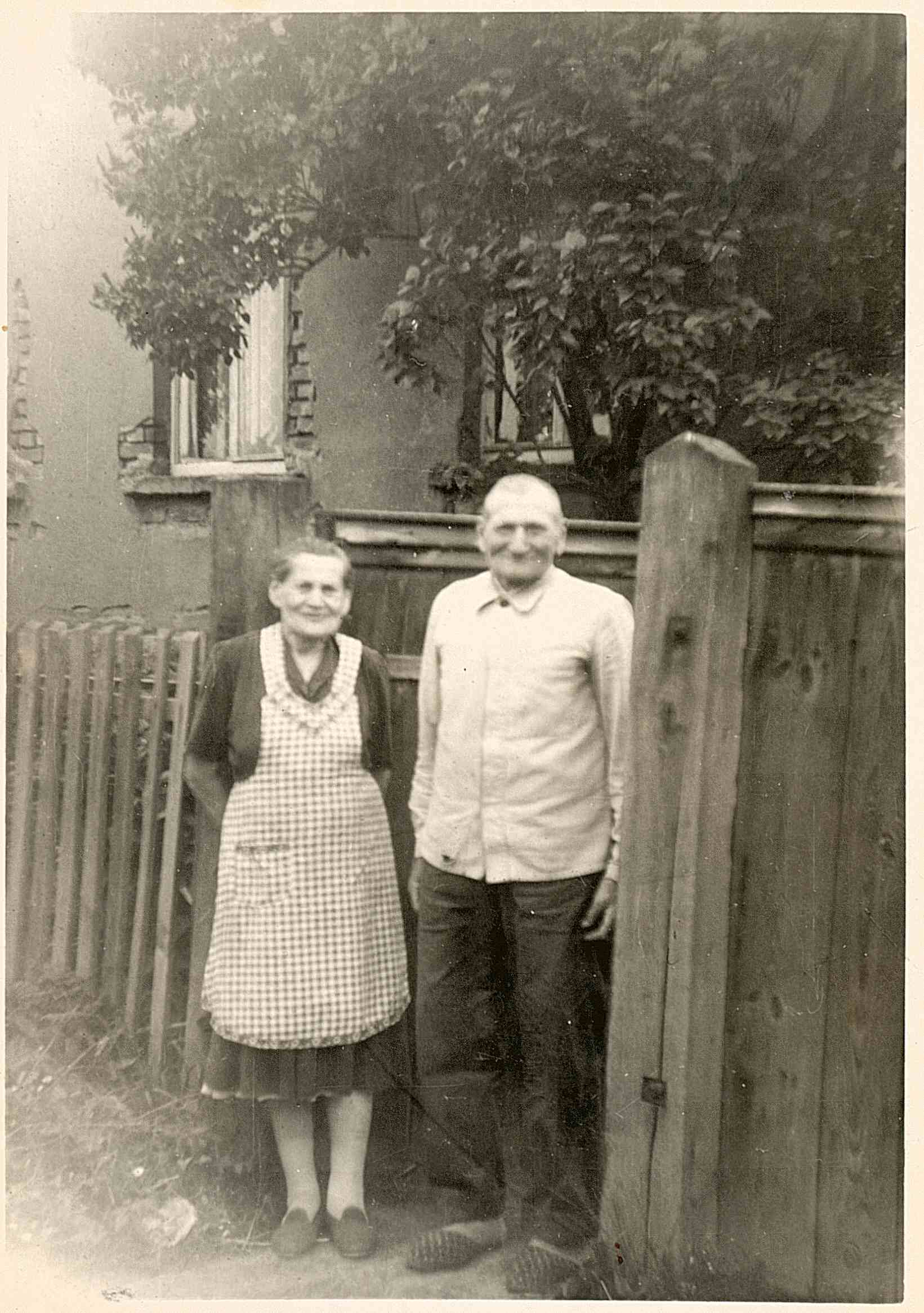 Anna und Arthur Grübler, Belgershain 1960