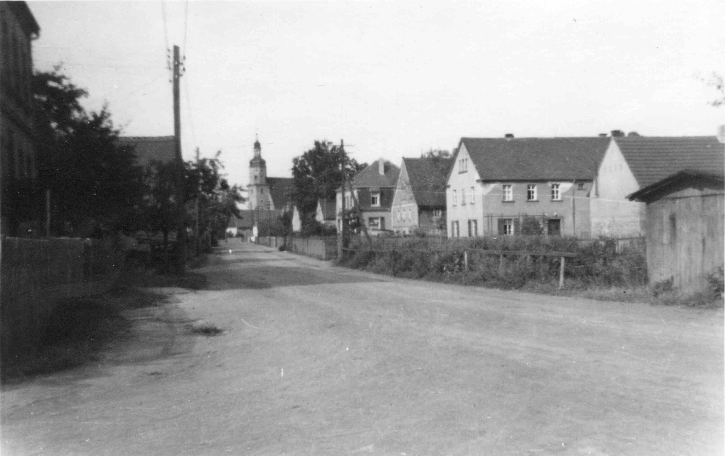 Belgershain August 1960, Hauptstraße