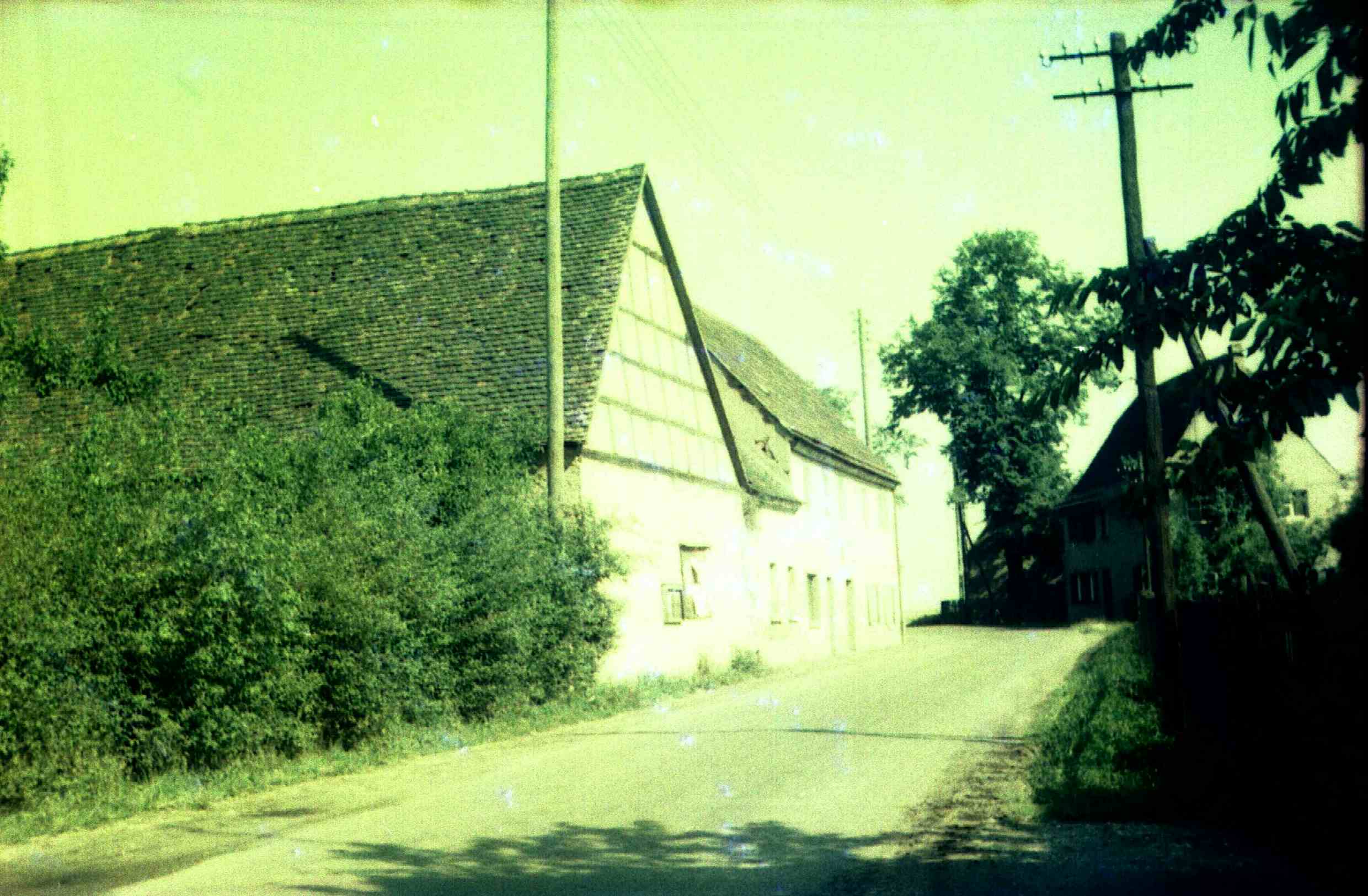 Bäckerei Krake, Belgershain im Sommer 1963