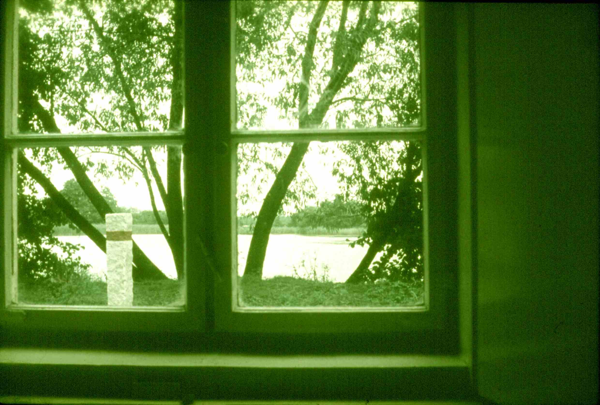 Fensterausblick aus Gasthof Rohrbach 1964