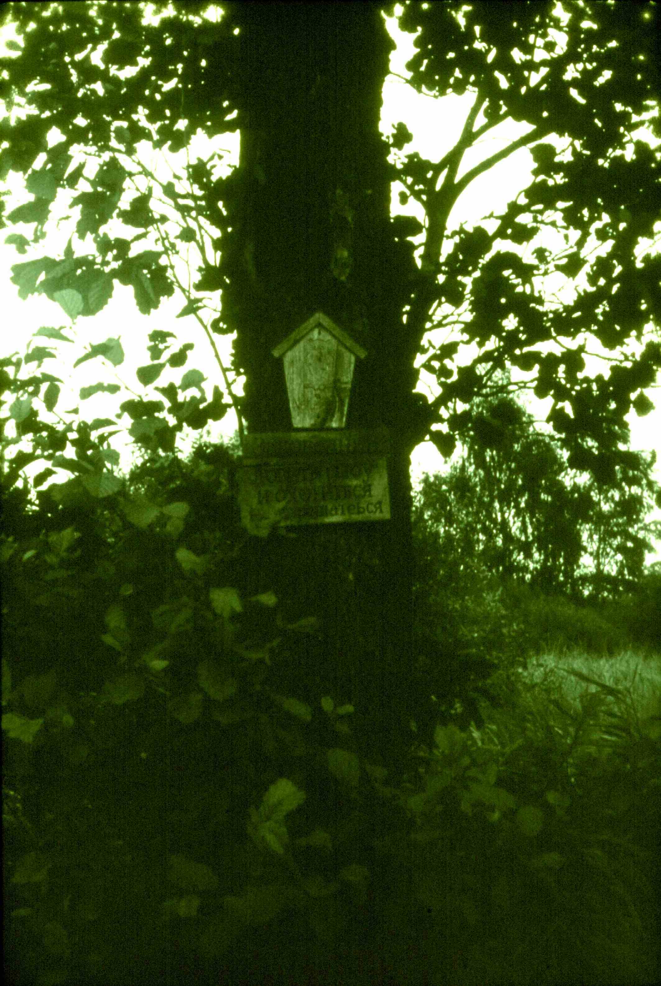 Hinweistafel auf Naturschutzgebiet Rohrbach