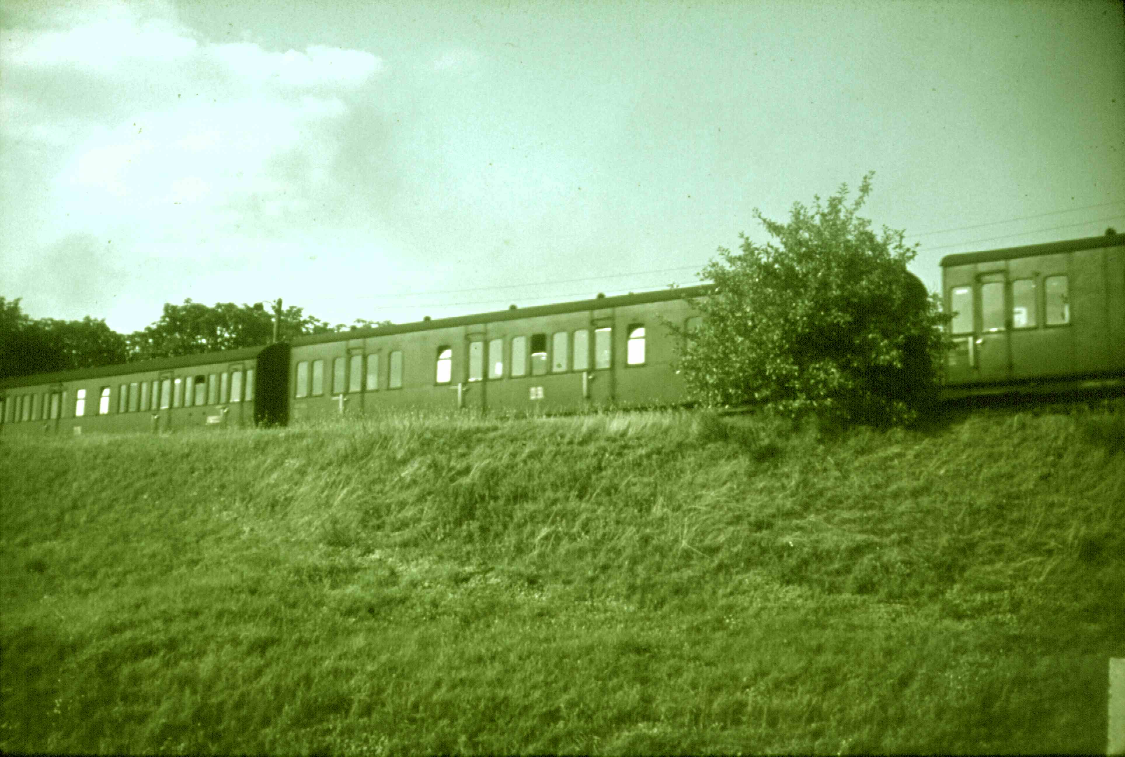Personenzug Belgershain, 22.08.1964