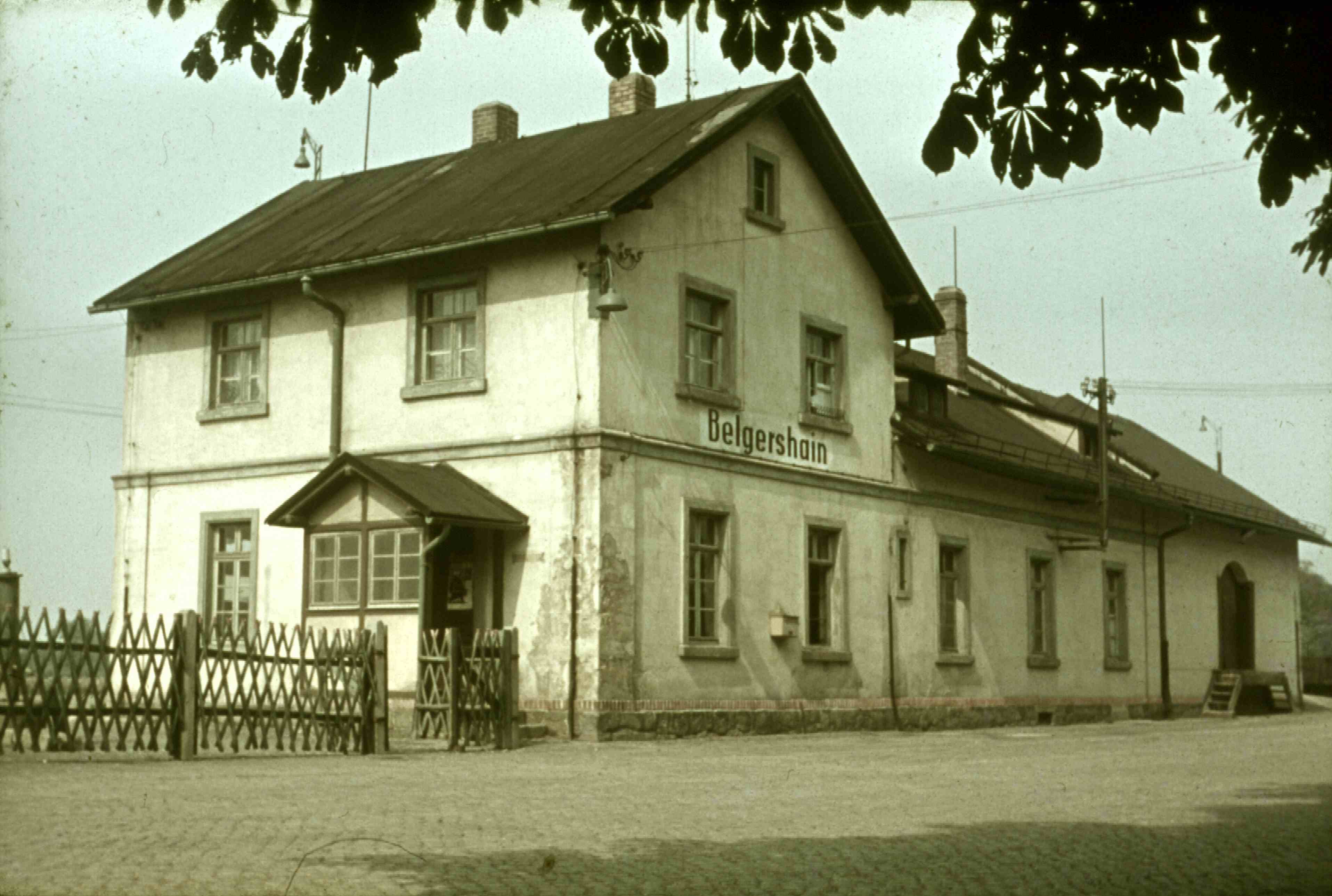Bahnhof Belgershain, 13. August 1964