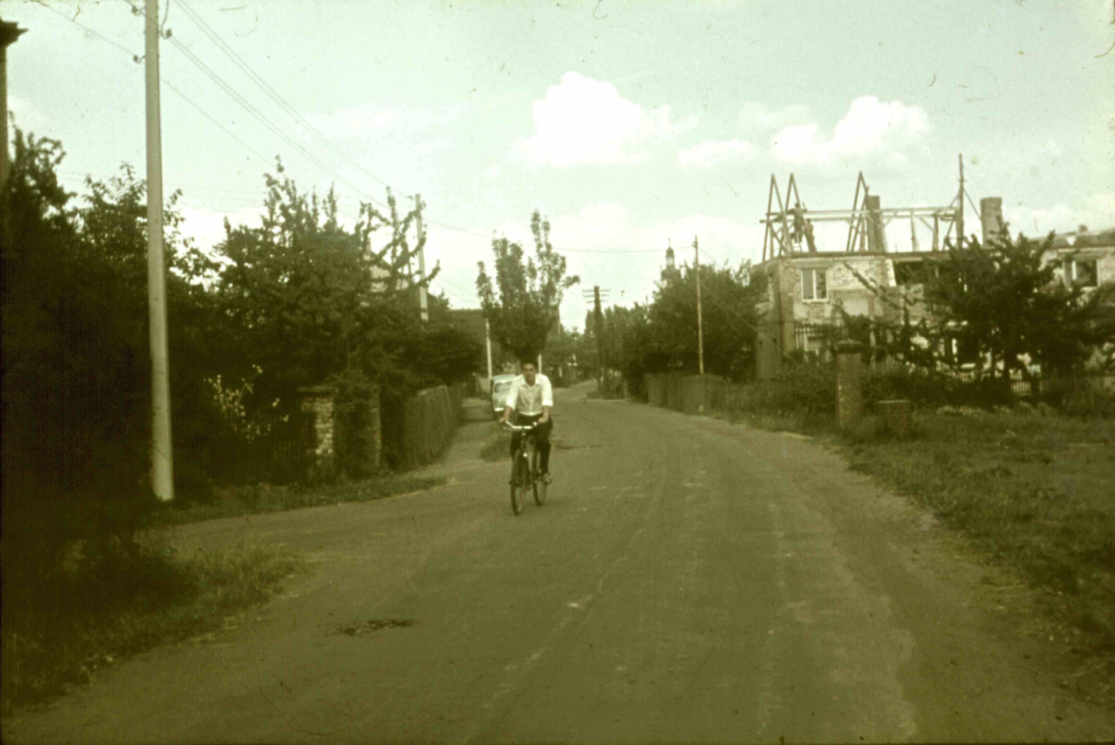 Frank Winkler mit Fahrrad